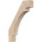 Ekena Millwork 5 1/2"W x 26"D x 38"H Merced Smooth Knee Brace, Douglas Fir BRC06X26X38MRC00SDF - alternate 1